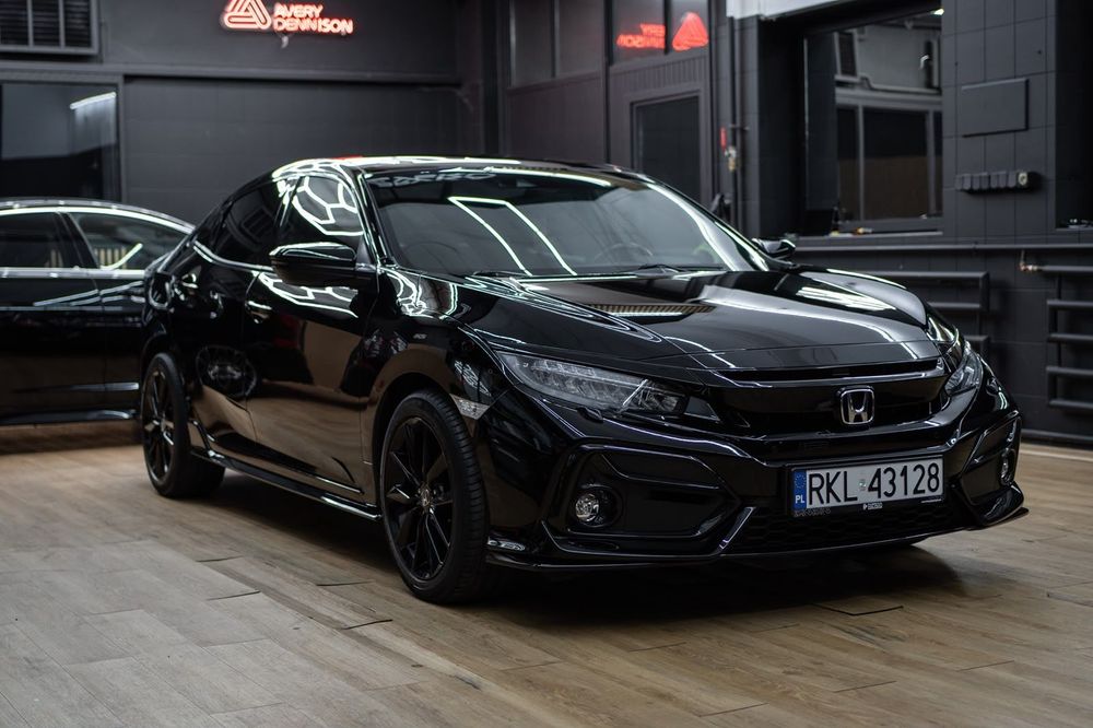 Honda Civic Sport +,182km, Faktura VAT Polski salon,Serwis ASO, Historia serwisowa