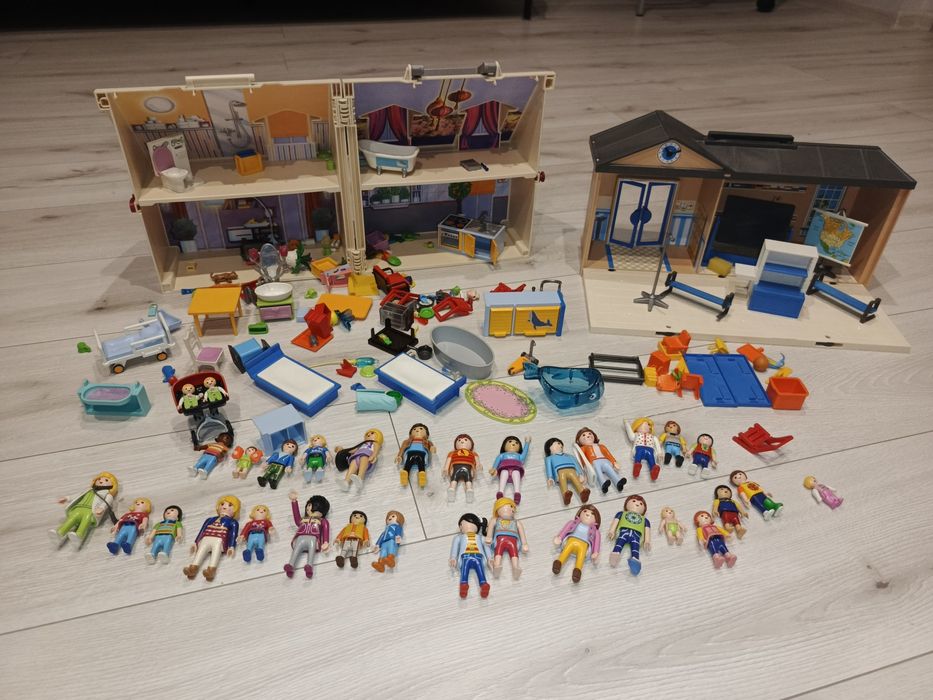 Playmobile domek i szkoła