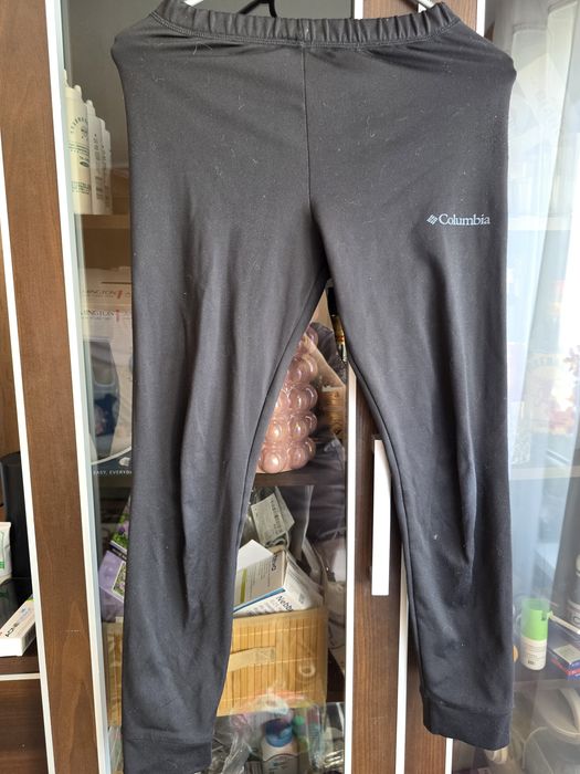Czarne legginsy / getry sportowe COLUMBIA