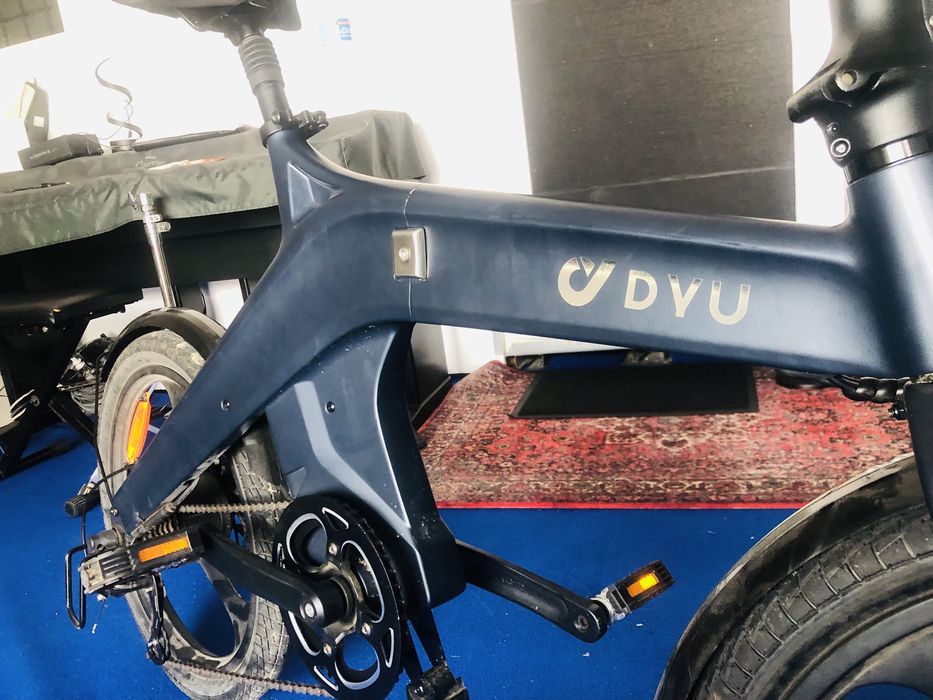 Bicicleta elétrica DYU T1 - Dobrável + saco de transporte