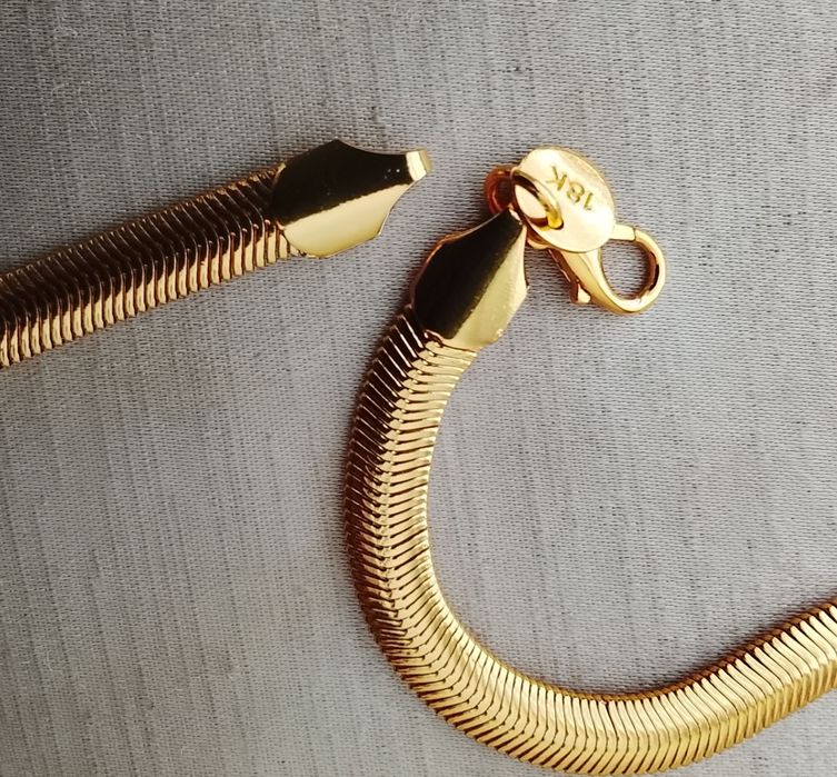 Срібний ланцюжок в позолоті