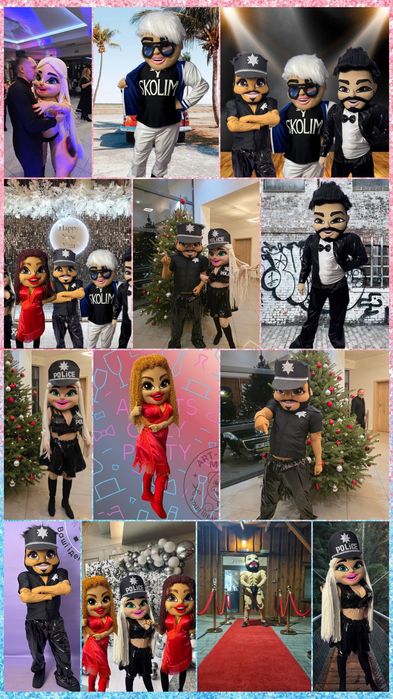 Żywe maskotki tancerze na każdą imprezę Alvaro Skolim  Miś  Mężczyzna