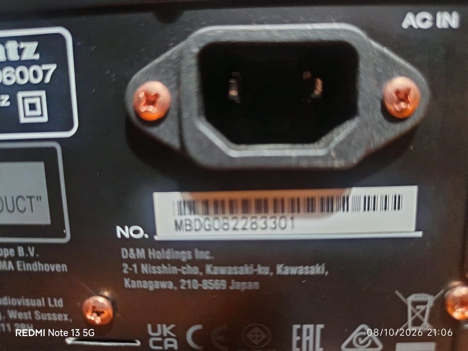 Marantz CD 6007 com comando