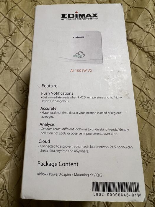 AI-1001w v2 детектор якості повітря з wi-fi