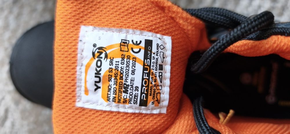 Buty ochronne, robocze