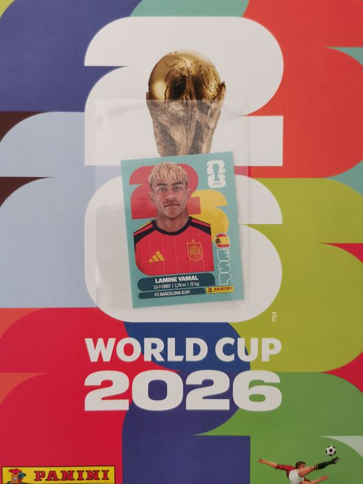 Cromo Lamine Yamal Panini Mundial 2026