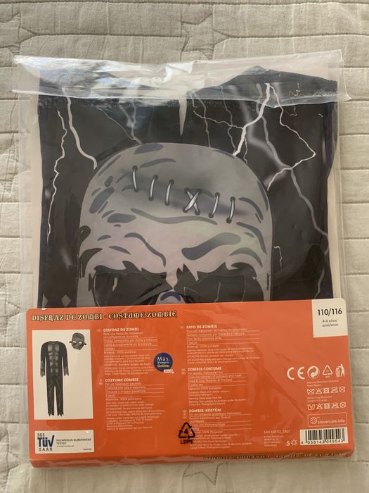 Fato Criança Halloween (4-6 Anos)