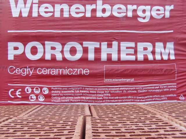Pustak Wienerberger Porotherm cegła 25 e3 P+W kl.15 (nie Leier) bloczek ceramiczny dostawa Radom Lublin