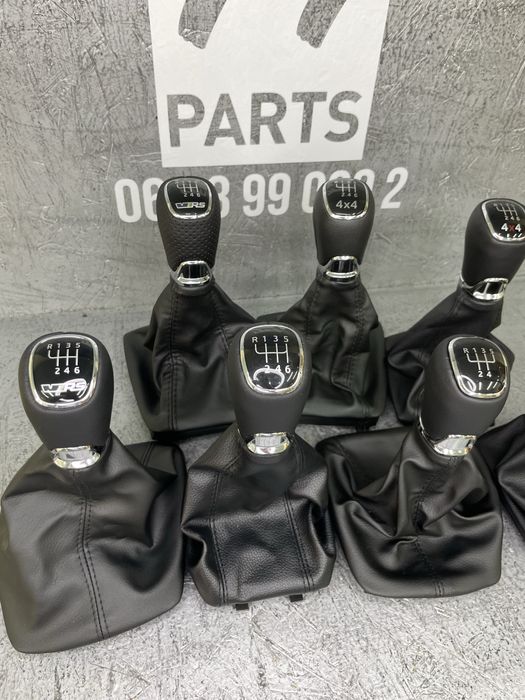 Ручка кпп з чохлом Шкода Октавія А5 Рапід Суперб рукоядка