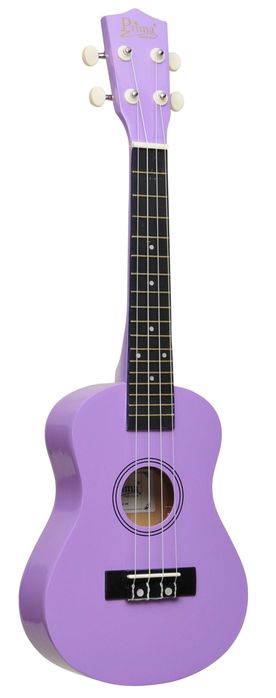 Ukulele koncertowe DREWNIANE PRIMA PUC-PR Fioletowe + POKROWIEC