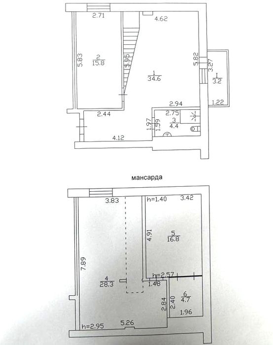 2-х рівнева квартира 113 м.кв. на Стрілецькій набережній Іпотека
