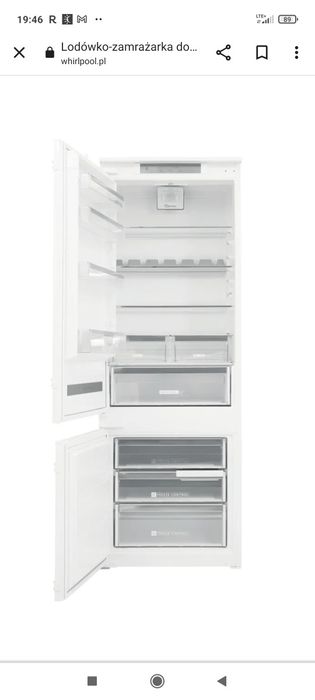 Lodowko-zamrazalka do zabudowy Whirlpool SP 40 801 EU 1