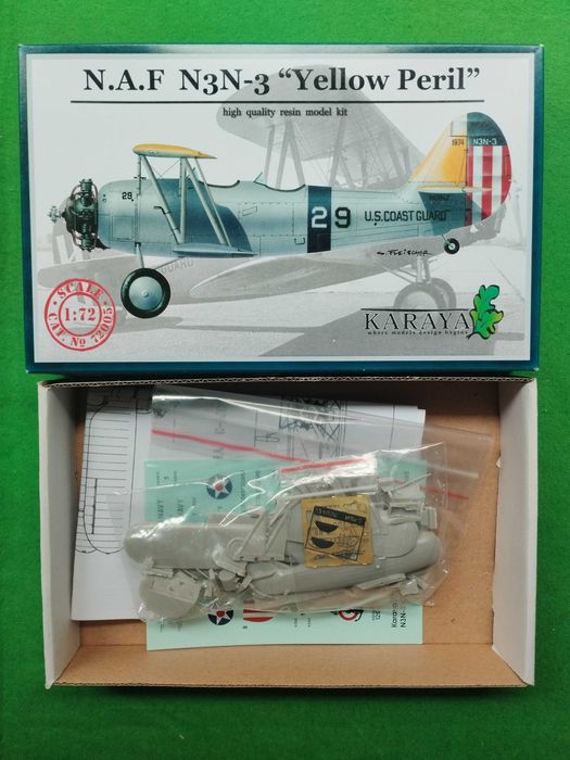 1/72 Karaya 72005 NAF Naval Aircraft Factory N3N-3 Yellow Peril kit modelismo resina