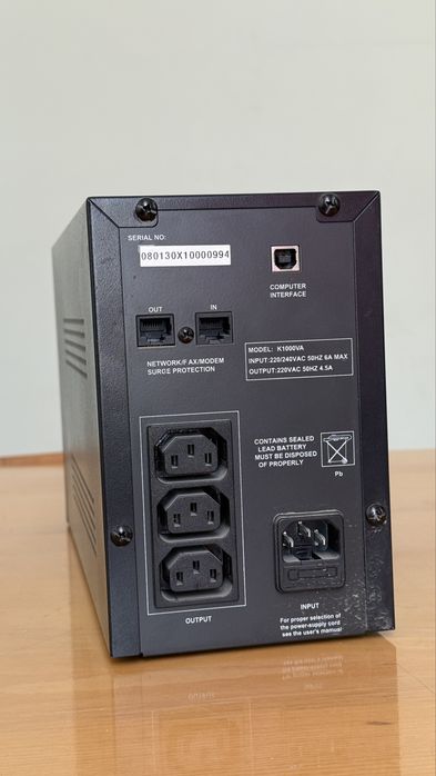 LogicPower K1000VA. 24в. Безперебійник. ДБЖ. УПС. UPS. Інвентор