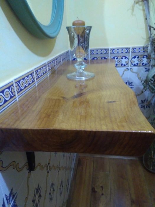 Base prateleira madeira