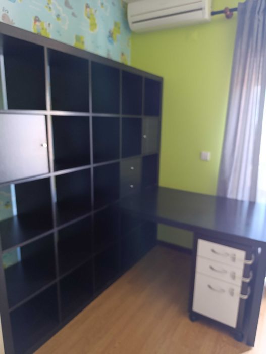 Estante IKEA KALLAX 5X5 + Secretaria+ Gavetas