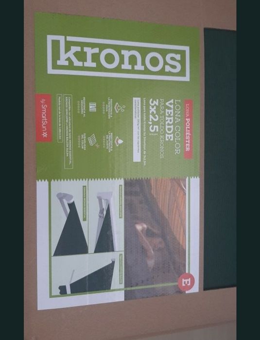 Lona para toldo de verde