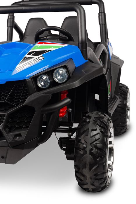 Niebieski Buggy 24V 4x4 na Akumulator dla Dzieci 4x45W,pilot,Bluetooth