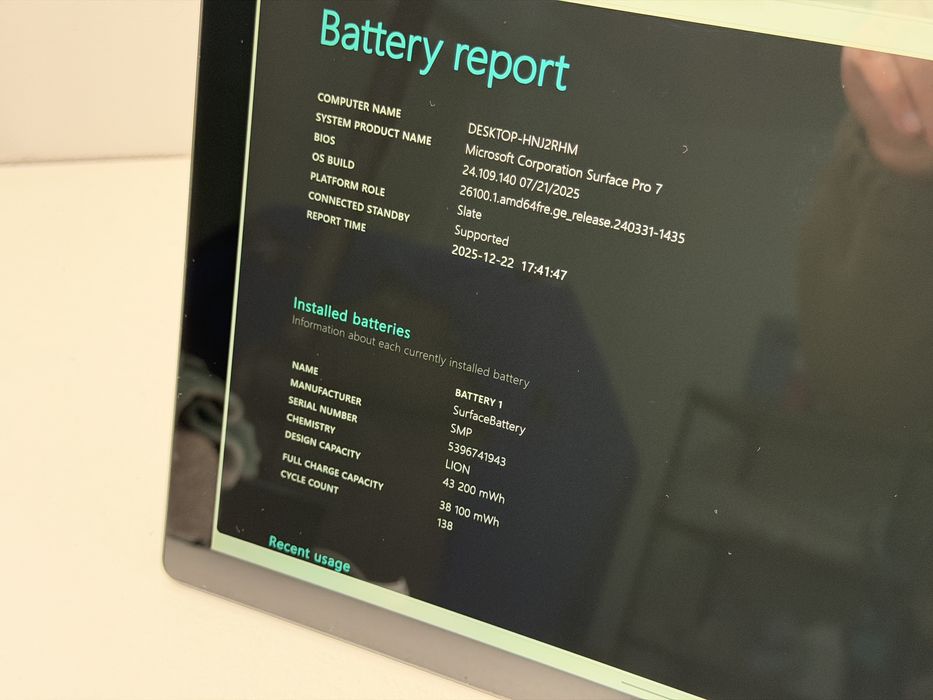 Microsoft Surface Pro 7 (1866) - i5/8GB/256GB - faktura VAT 23%