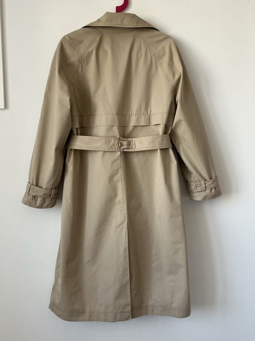 Bershka beżowy trencz rozm L stan bardzo dobry