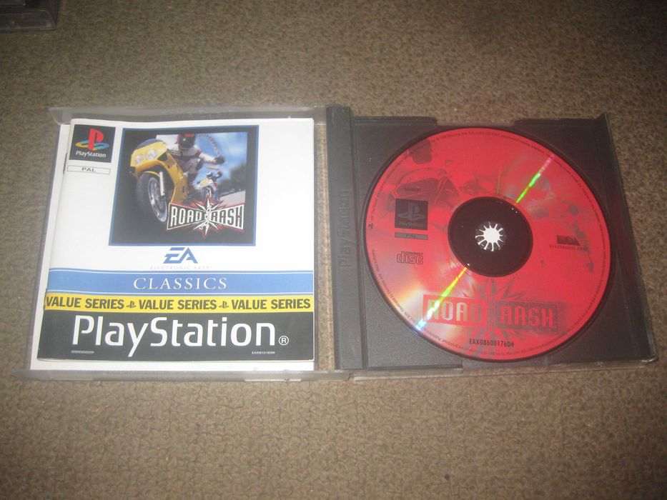 Jogo "Road Rash" para a Playstation 1/Completo!