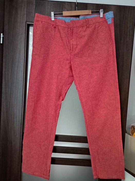 Męskie czerwone spodnie Dressmann