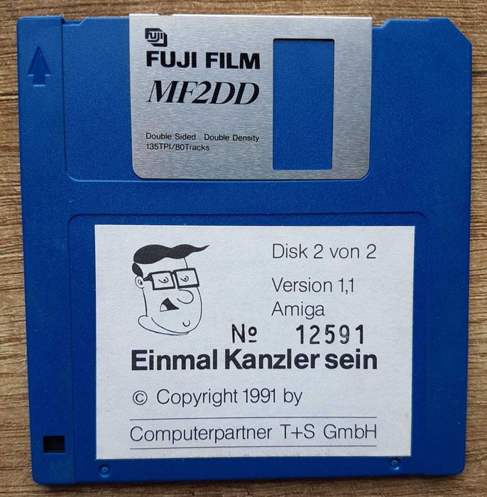 Einmal Kanzler Sein bez jednego dysku prezent