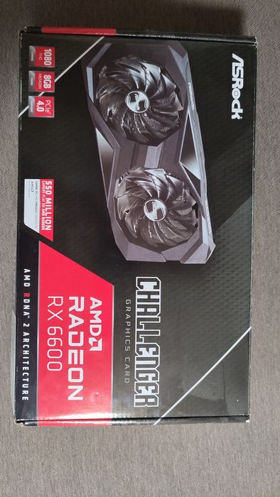 ASRock Radeon RX 6600 Challenger D 8GB GDDR6