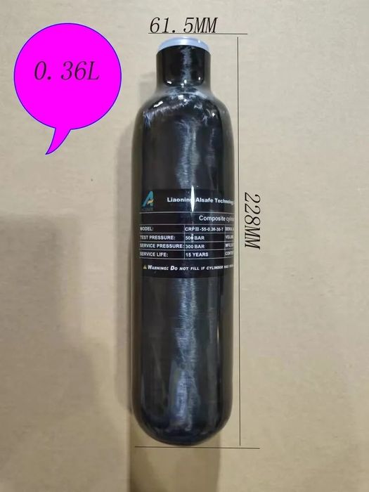 Колба композитная Alsafe 0.36 л.