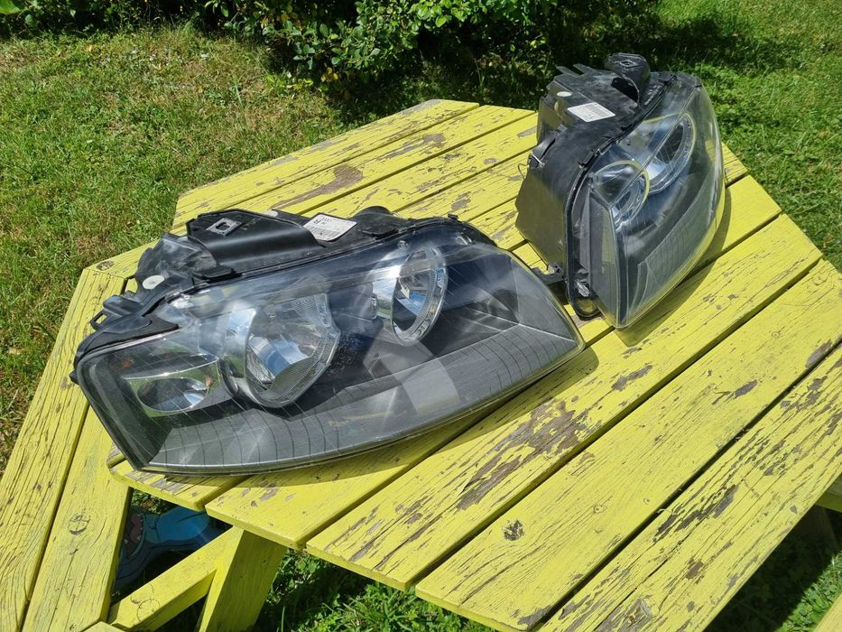 AUDI A3 8P (03-08)- LAMPY przednie przód LEWA i PRAWA oryginalne AL