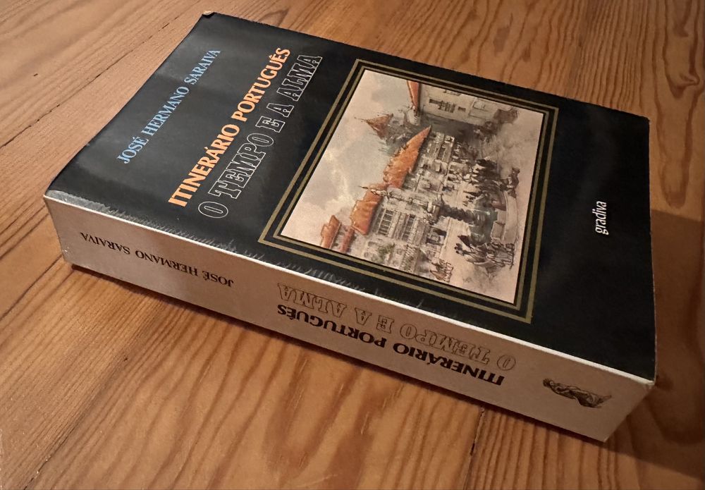 Livro o itinerario portugues de Jose Hermano Saraiva