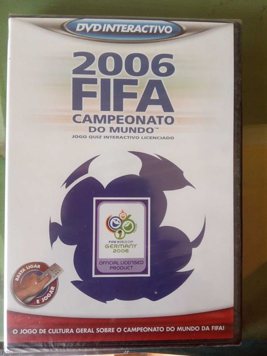 DVD interatico Fifa Mundial 2006.Selado.Excelente para oferecer