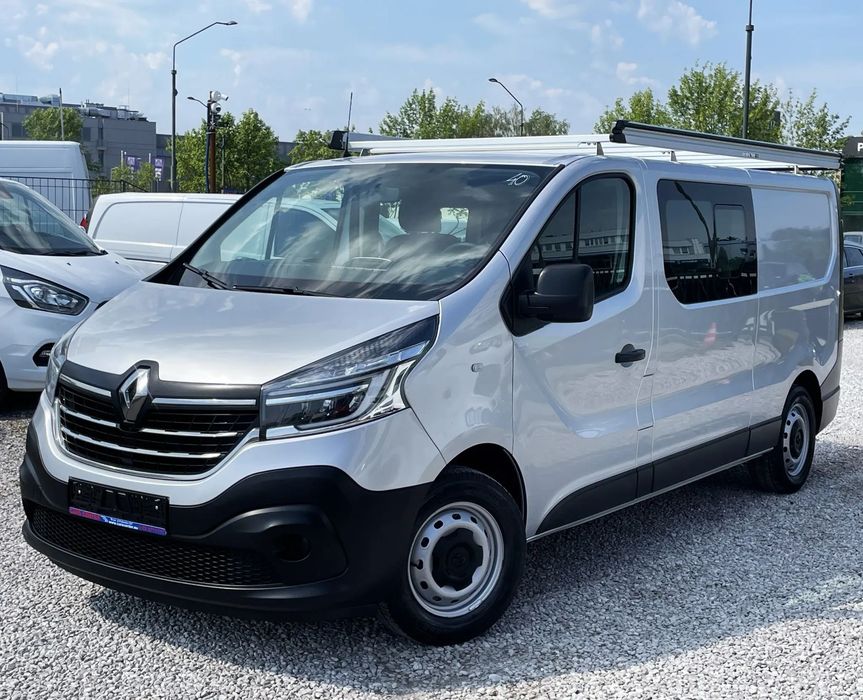 Renault Trafic 2.0 DCI-120! L2H1! Długi! NAVI Klima! 5-cio osobowy! Serwis! 2021!