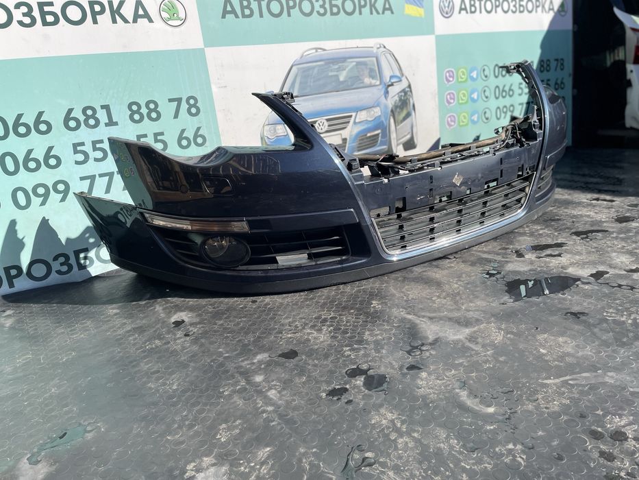 Бампер передній фольксваген пассат б6 lc5f volkswagen passat b6 лс5ф
