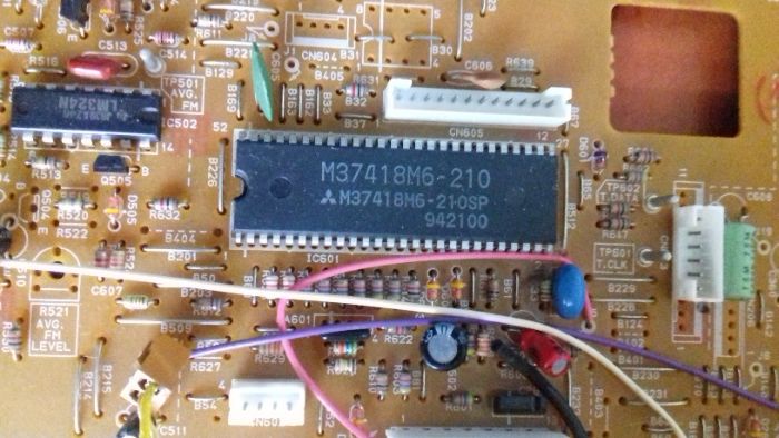 плата видеомагнитофона JVC (оригинал)