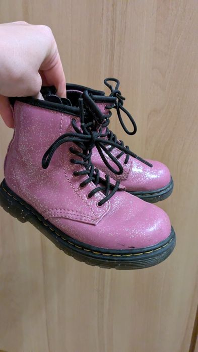 Фіолетові черевики dr.martens розмір 27 (17см)