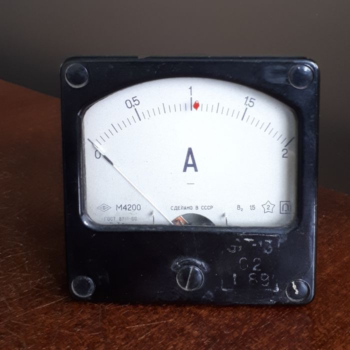 Амперметр 2А СССР