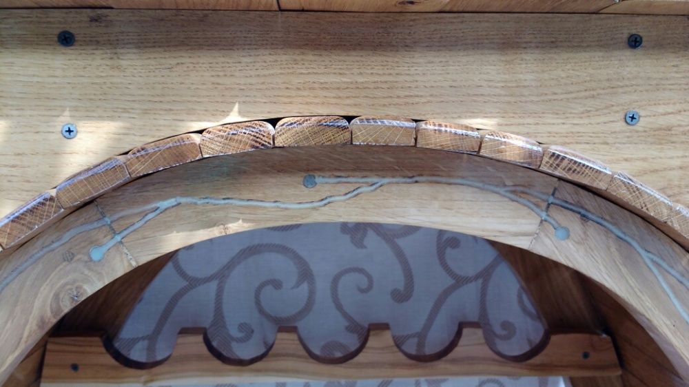 Бар, бочка, полка для винних бутилок