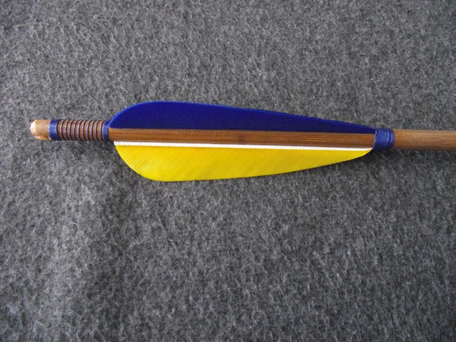 55-65 bambus nr 591 Komplet 33" strzał do łuku strzała drewniana