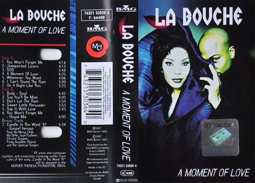 Kaseta audio  audio La Bouche - A Moment Of Love