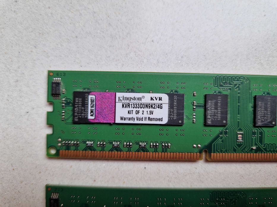 Pamięć RAM DDR3 - 2 kości, 2x2GB, WAW