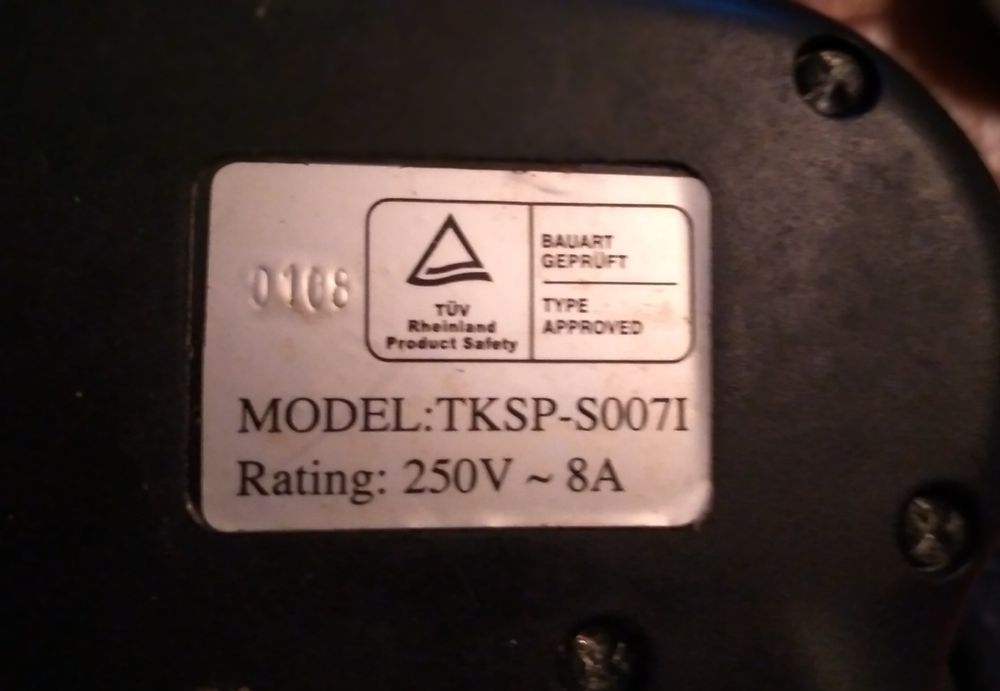 Barbecue Miostar, 250V - 8 A