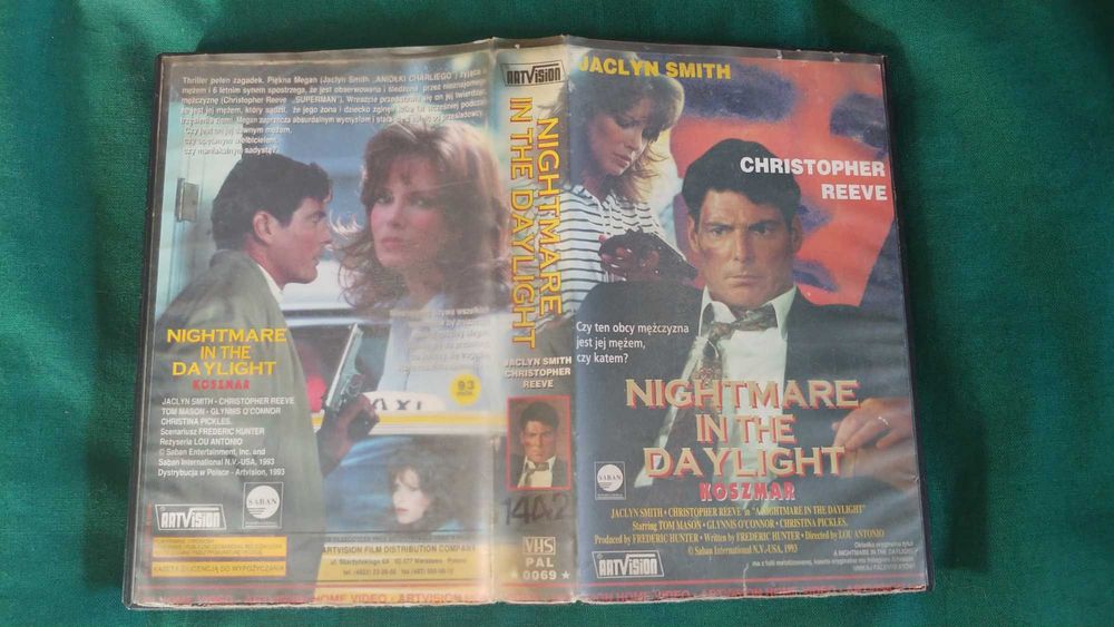Koszmar Kaseta VHS Lektor Christopher Reeve