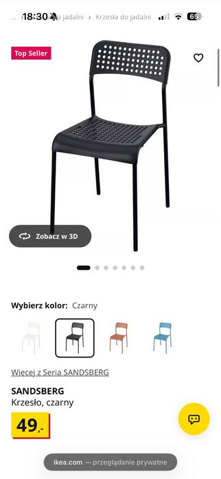 Stół z krzeslami Ikea