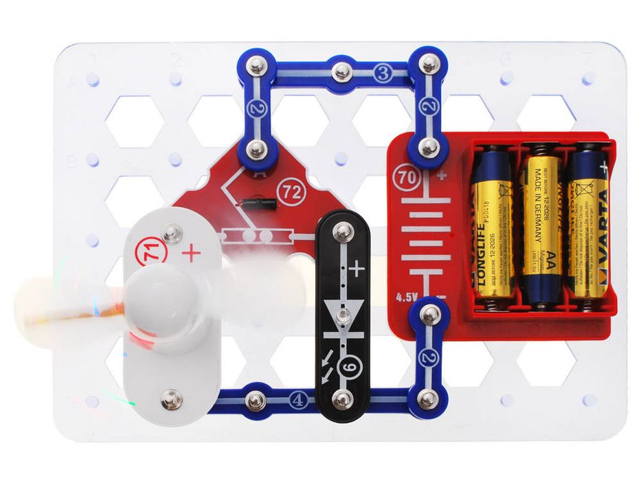 Mały Elektronik Świecący Zestaw Edu Elektro Za1626
