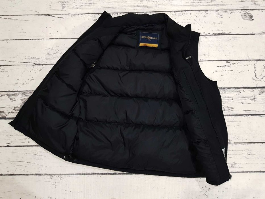 Henri Lloyd * bezrękawnik * puchowy * czarny * męski * unikatowy * L
