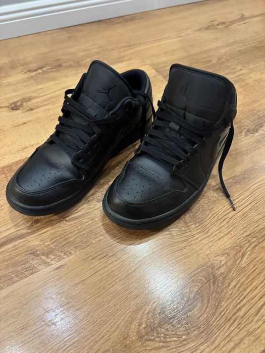 AIR JORDAN 1 LOW all black r 44