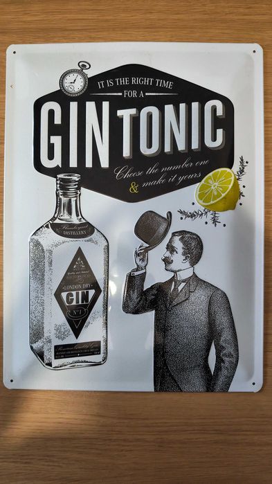 Tablica metalowa Retro wypukła