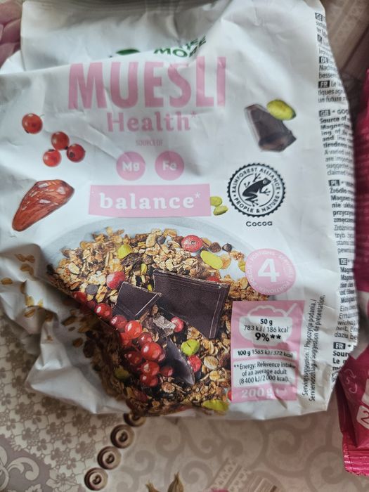 Zestaw muesli 7 sztuk