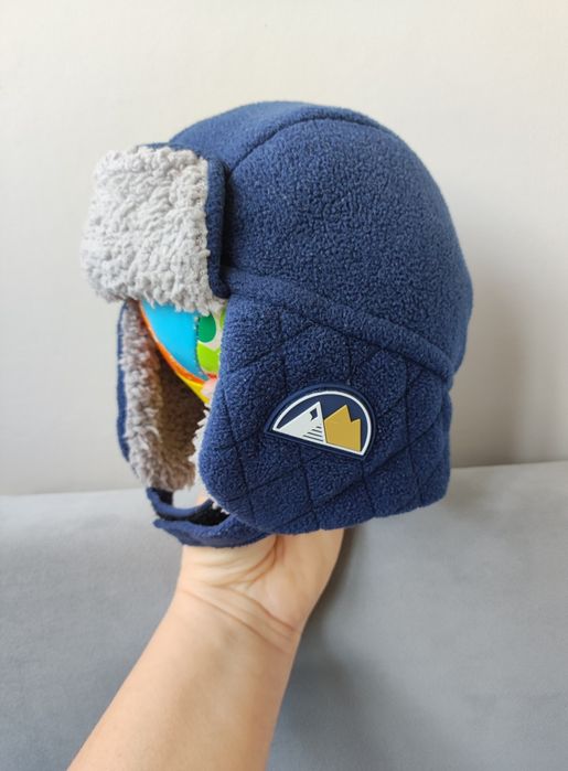 Chłopięca zimowa czapka r.68